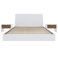 thumbnail image 2 of Nexera Porter 4-Piece Floating Platform Bedroom Set, White, Double, 2 of 7