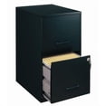 thumbnail image 2 of Home Square 2 Piece Office Set with Filing Cabinet and Desk in Black, 2 of 3