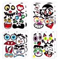 thumbnail image 2 of Teissuly 8pcs Halloween Pumpkin Decal, 16 Cute Emoticons Designs Halloween Pumpkin Face Decals Craft Decals Stickers for Halloween Party Supplies, 2 of 6
