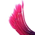 thumbnail image 3 of Redempat Cool Motorcycle Braids Ride In Style And Comfort Wide Application Black Rose Red 1Set, 3 of 6