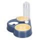 thumbnail image 1 of Cuencos Triples Para Perros Y Gatos, Cuenco De Comida Para Gatos Elevado Inclinado De 15 Grados Con Cuencos Automáticos Para Botellas De Agua Para Cachorros, Mascotas,, 1 of 7
