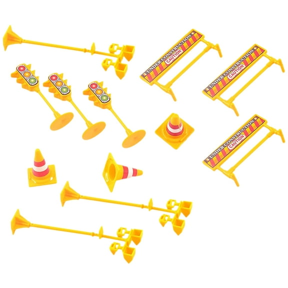 GOOHOCHY 3 Sets 标 障蛋糕摆件 Baking Supplies Construction Cake Decor Decoration Decorations Child Baby