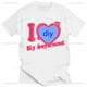 thumbnail image 5 of Camiseta con estampado personalizado para hombre y mujer, ropa de calle de algodón con imagen personalizada, I Love My Boyfriend y Girlfriend, 5 of 5