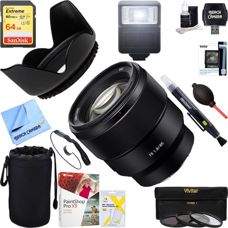 Sony (SEL85F18) FE 85mm F1.8 Full-frame E-mount Fast Prime Lens +