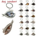 thumbnail image 4 of Cute Funny Sleeping Angel Dog Wing Dog Hanging Ornament Acrylic Keychain 2D-UK-, 4 of 9