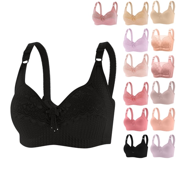 Antinious Women Wireless Bras Breathable Comfortable Soft Everyday Supportive