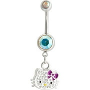 Hello Kitty Stainless Steel Belly Ring W