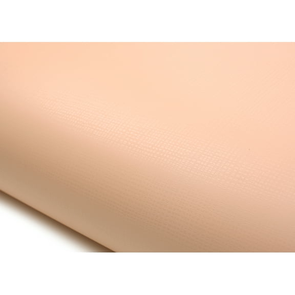 ROSEROSA Peel and Stick PVC Solid Self-Adhesive Wallpaper Covering Counter Top Shelf Liner Grid Coral 2.00 Feet(W) X 6.56 Feet(L)