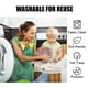 thumbnail image 4 of Bolsa de compras plegable de gran capacidad | Bolsa reutilizable para comestibles con asas | Bolsa de tela de poliéster portátil para comestibles, camping y viajes, 4 of 7