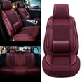 thumbnail image 3 of Tuqiang Car Seat Covers Leather Full Set for SEAT for Arona 2017-Present Professional Grade 5-Seat Vehicle Protectors with Premium Materials Red, 3 of 7