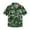 Dark Green, variant on SSLR Big Boys Flamingos Hawaiian Shirt Button Down Shirt Short Sleeve Luau Shirt for Kids