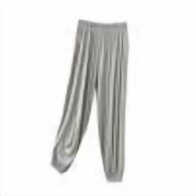 Admvng Pants For Women Fitness Sport Relaxed Loose Elastic Waist Long SweatPants Solid Color Bound Feet M-2XL