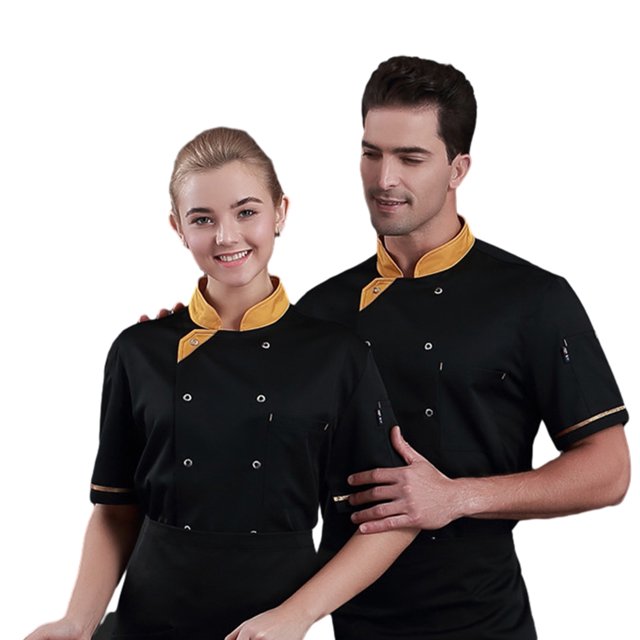 Ruiboury Convenient And Durable - Breathable Fabric Buckle Kitchen Work Apron No Organizing Machine Washable Wear-resistant Black XL