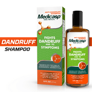 Medicasp Coal Tar Dandruff Shampoo for Dandruff, Seborrheic Dermatitis and Psoriasis, 6 fl oz