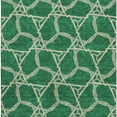 thumbnail image 4 of HomeRoots 675994 8 x 10 ft. Emerald Gray & Beige Geometric Washable Machine Made Rectangle Area Rug with UV Protection, 4 of 9