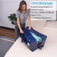 thumbnail image 2 of ORUYROP 2 Pack Moving Bags w/Backpack Straps, Moving Supplies, Moving Boxes, College Packing Storage Boxes with Lids Alternative, Heavy Duty, Extra Large, Sturdy Handles, Zippers (Blue, 2 Pack, 2 of 7