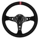 thumbnail image 4 of Volante universal de carreras de autos de 35 cm / 14 pulgadas con 6 pernos y bocina roja, 4 of 5