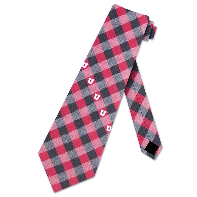 Eagles Wings Utah Ties Mens Utes Neckties (Check Microfiber)