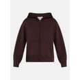 thumbnail image 7 of Scenario Women's and Women's Plus Zip Front Fleece Hoodie Jacket, Sizes XS-4X, 7 of 7