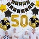 thumbnail image 5 of 2X Cumpleaños Globo de Feliz Cumpleaños NúMero de Pancarta "50" Globos Papel de Aluminio Mylar Y Globos Suministros, 5 of 5