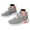 Grey, variant on NIEWTR Toddler Shoes Boys School Sports Shoe Lightweight Running Tennis Sneakers Slip on Walking Kids Shoes Grey Little Kid