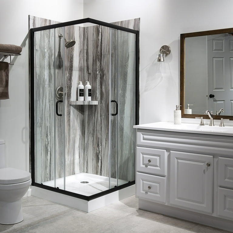 Palisade 36in x 36in x 78in Waterproof Vinyl Corner Shower