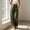 Army Green, variant on Olyvenn Women's Solid Color Yoga Pants, Stretch Elastic Waist, Comfortable Everyday Trousers with Side Pockets Beige S