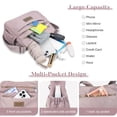 thumbnail image 3 of KXF Womens Nylon Crossbody Bag Large Capacity Multi-layer Bags Shoulder Handbag Messenger Bag Travel Satchel Purse, 3 of 8
