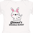 thumbnail image 4 of Inktastic Glammas Snuggle Bunny Easter Boys Long Sleeve Baby Bodysuit, 4 of 5