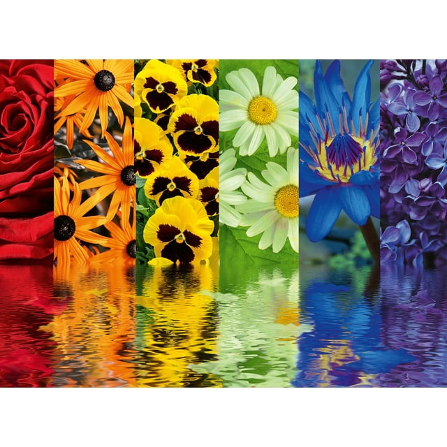 Rompecabezas Ravensburger Floral Reflections, 500 piezas