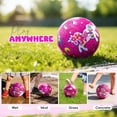 thumbnail image 6 of PLAYZAP Size 3 Soccer Ball with Pump, Kids Soccer Ball for Girls Boys 3-8 Years Old - Pink Glitter Unicorn, 6 of 12