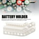 thumbnail image 3 of Organizador De Almacenamiento De Baterías Montado En La Pared, Soporte De Plástico Resistente Para Baterías AA Y AAA, Primero En Entrar, Primero En Salir Con Diseño, 3 of 7