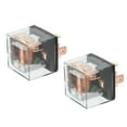 thumbnail image 1 of Unique Bargains 2 Pcs Waterproof Relay DC 12V 60A 5 Pin Relay Car Charge Case Universal Durable Plastic Transparent, 1 of 7