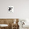 thumbnail image 2 of Stupell Industries Hello Sweet Cheeks Country Cow Cattle Holding Flower Graphic Art Unframed Art Print Wall Art, Design by Lettered and Lined, 2 of 5