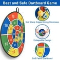 thumbnail image 4 of Casewin Large Dart Board for Kids, 28.7 inch Board Game with 16 Sticky Balls (4 Color) and Hook, Safe Indoor Outdoor Toy Party Games for Boys Girls Age 3-12, 4 of 5