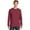 Merlot, variant on Port & Company Meridian Cotton Blend Polo (PC099LS) Popcorn, L