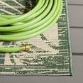 thumbnail image 3 of SAFAVIEH Courtyard Christabella Botanical Indoor/Outdoor Area Rug, Beige/Green, 5'3" x 7'7", 3 of 8