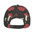 thumbnail image 4 of Goofa Fly Agaric and Flowers Printed Baseball Cap for Men and Women - Adjustable Unisex Hat for Sports and Casual Wear,Sun protection Casual Outdoor Everyday Fashion Cap, 4 of 9
