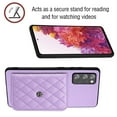 thumbnail image 3 of Nalacover Crossbody Wallet Case for Samsung S20 FE RFID Blocking Card Slot Holder, Magnetic Flip Folio Purse Case, PU Leather Envelope Design Handbag Women Girls for Samsung Galaxy S20 FE, Purple, 3 of 10