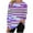 Purple, variant on hotojiny Sweatshirts for Women Oversized Crewneck Long Sleeve Pullover Tops Side Slits Printed Casual Sweatshirts