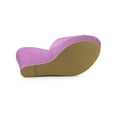 thumbnail image 5 of BLISSFUL STEP Women Glitter Platform Slip on Wedge Heels Sandals Purple 8, 5 of 7
