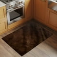 thumbnail image 3 of Dark Brown Wood Grain Washable Area Rug 2 x 3 ft Vintage Farmhouse Ombre Wood Texture, Soft Non Slip Rugs Stain Repellent Indoor Felt Carpet for Living Dining Room Bedroom Home Office, 3 of 9