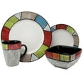 thumbnail image 2 of Elama Country Cottage 16 Piece Stoneware Dinnerware Set, 2 of 5