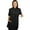 BLACK, variant on Edwards Garment Women's Two Pocket Housekeeping Tunic, Style 7278