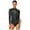 Black, variant on Women's Mock Neck Long Sleeve Gymnastics Leotard Shiny Skating Jumpsuit Ballet Dancewear Navy Blue M