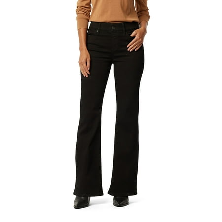 Levi Strauss Signature Women's and Women's Plus Shaping Perfect Pull On Flare Jeans