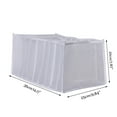thumbnail image 2 of Black_Friday Deals 2024! Byikun Mesh Storage Box Foldable Closet Clothes Dividers Nylon Dresser Compartments Organizers, 2 of 2