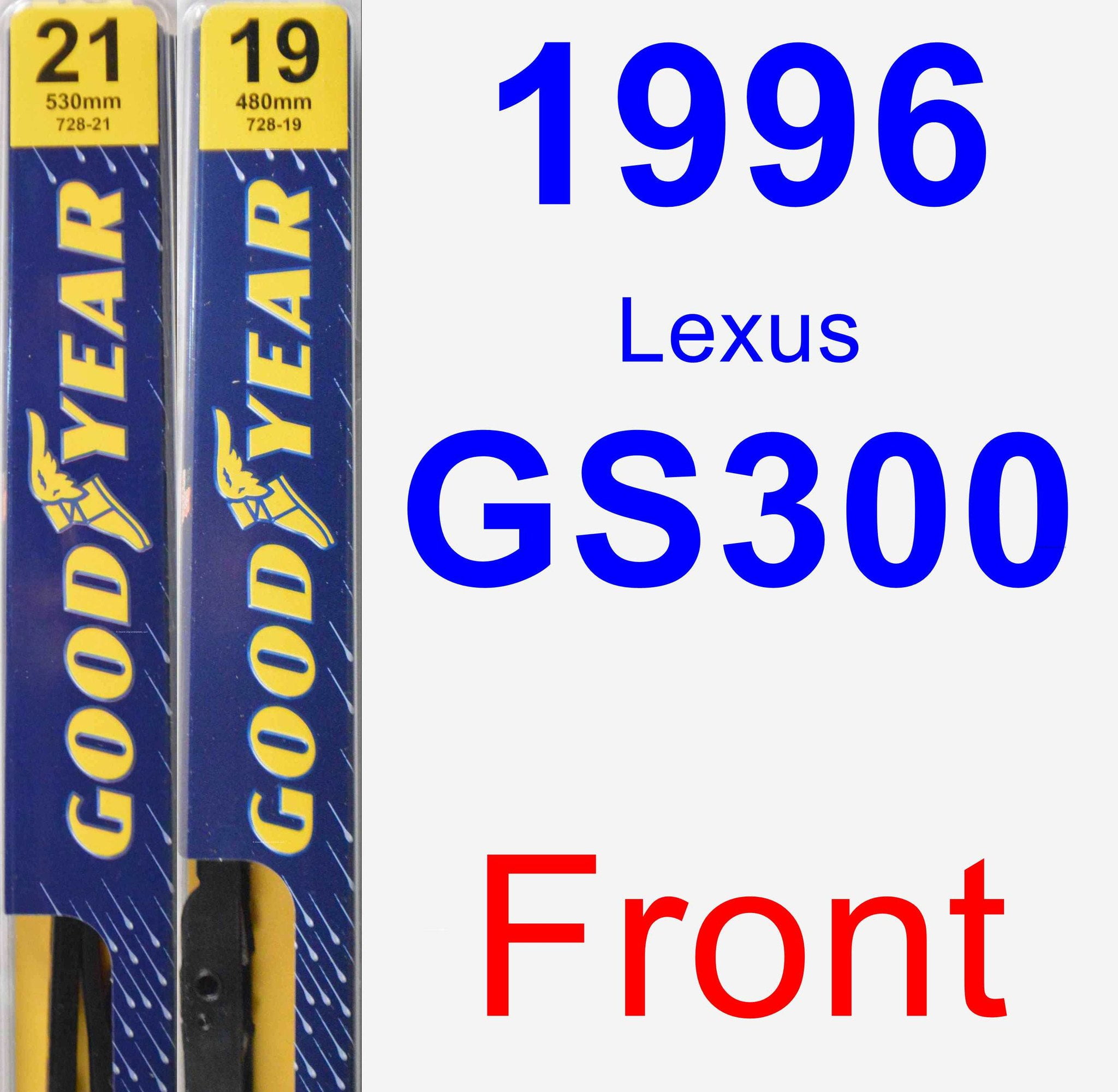 1996 Lexus GS300 Wiper Blade Set/Kit (Front) (2 Blades) Premium