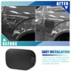 thumbnail image 4 of Carbono Fibra Patrón Combustible Tanque Cubierta Puerta Reemplazo Accesorios Unique Bargains tapones de gasolina, 4 of 7