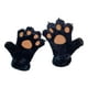 thumbnail image 2 of Guantes de invierno para mujer, guantes de felpa cálidos con cuerda para el cuello, bonitos accesorios para disfraces de fiesta de Halloween, guantes Negro Salvador Guantes de mujer, 2 of 7